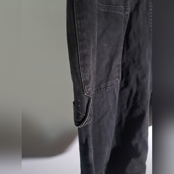 Y2K Vintage Tommy Hilifiger Black Denim Shorts Size 36 - Picture 7 of 10